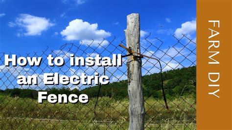 installing electric fence posts